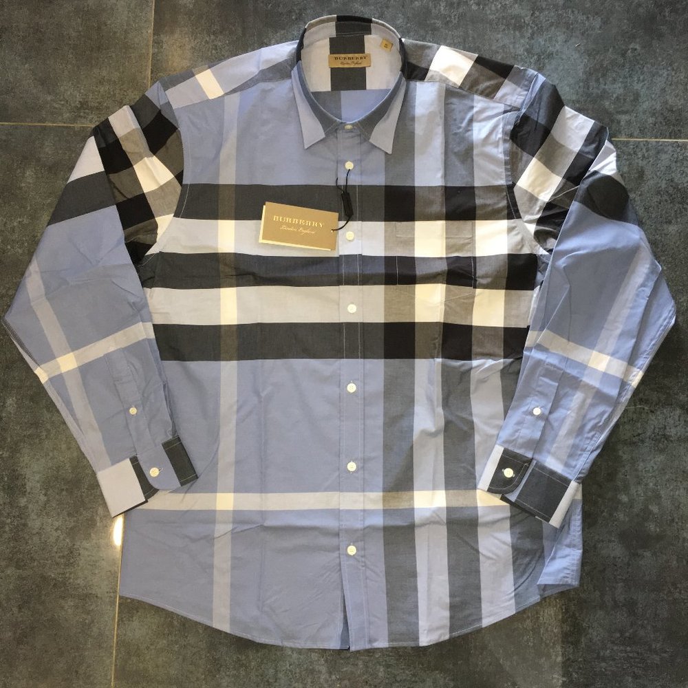 Burberry London Casual Shirt Men's Long Sleeve